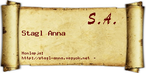 Stagl Anna névjegykártya